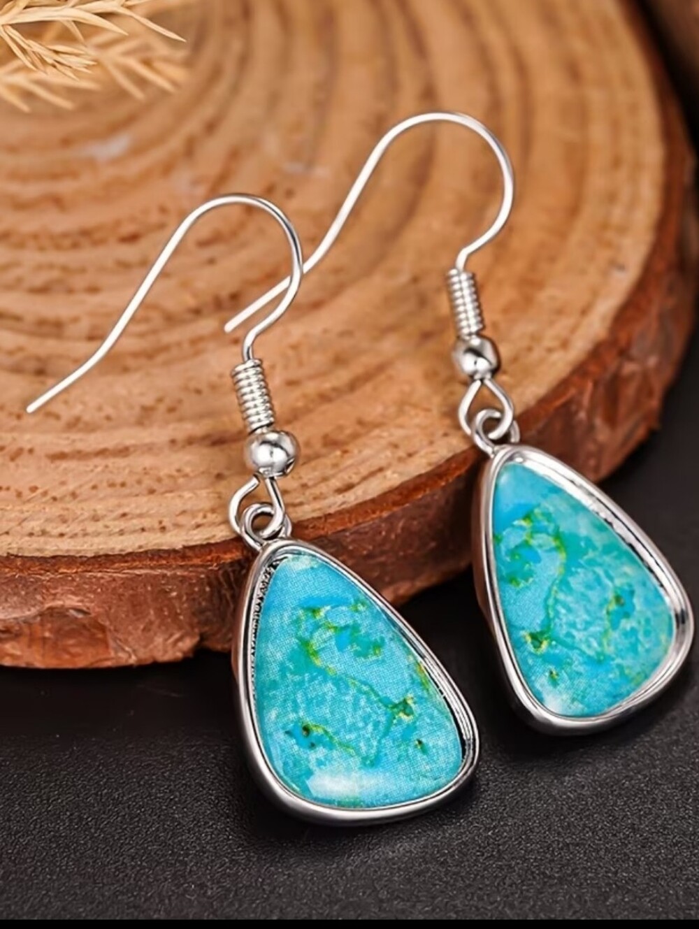 Tourquoise blue/green Dangle Earrings